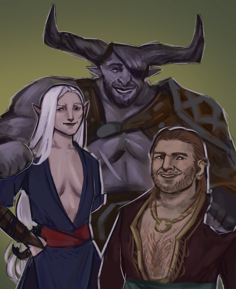 3 besties
0 tit protection 

#DragonAge