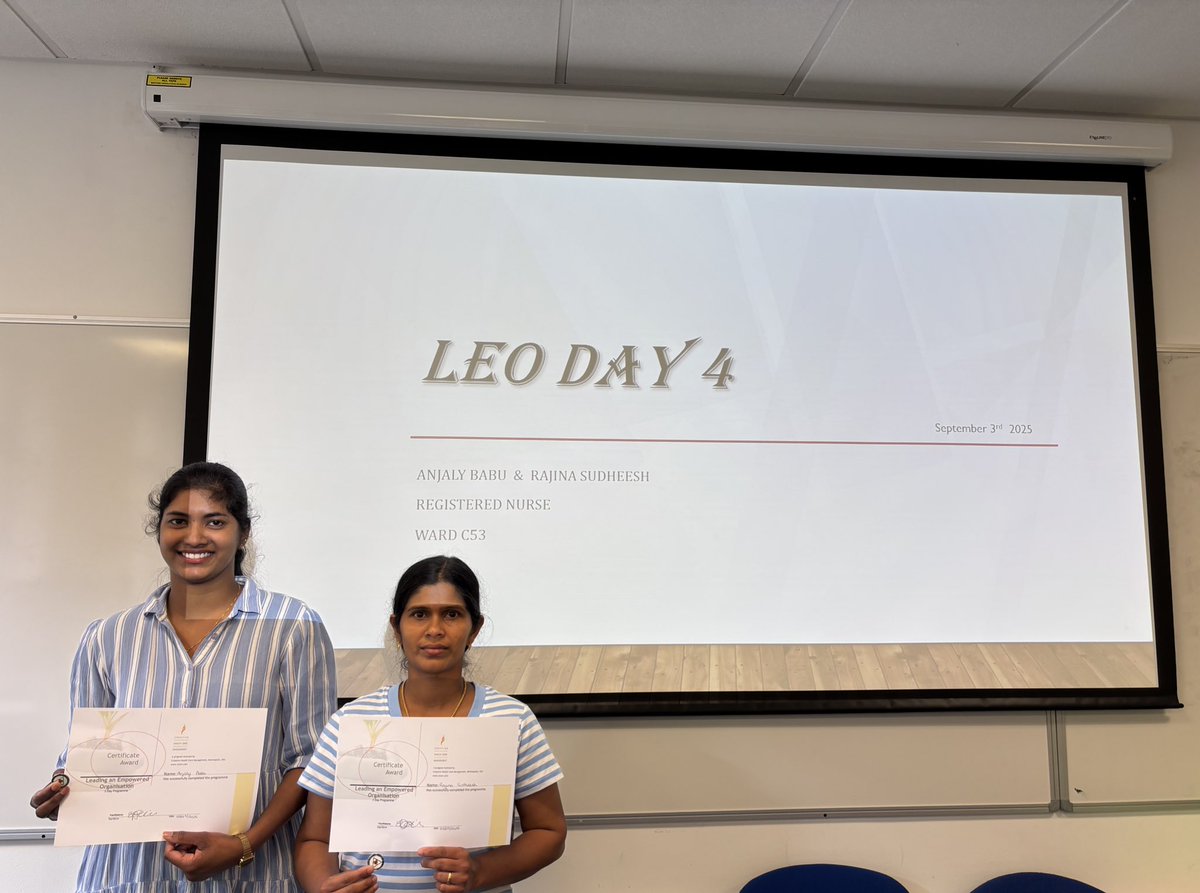 Anjaly Babu and Rajina Sudheesh from C53 told us about their project looking to improve cleanliness and accessibility on the medicine trolley and cupboard in their area.