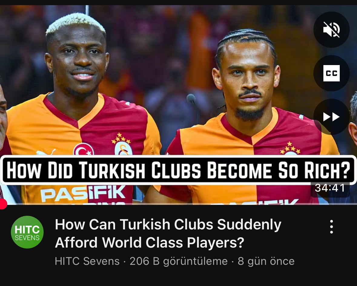 Adam şu videoyu tek cümlede özetlemiş. Futbol milleti o kadar uyuşuk etti ki yaşamlarının ne kadar kötü olduğunu unutturdu. Transfer dönemindeki bu harcamalar hiç mi garip gelmiyor lan size. Videoyu da izleyin btw.