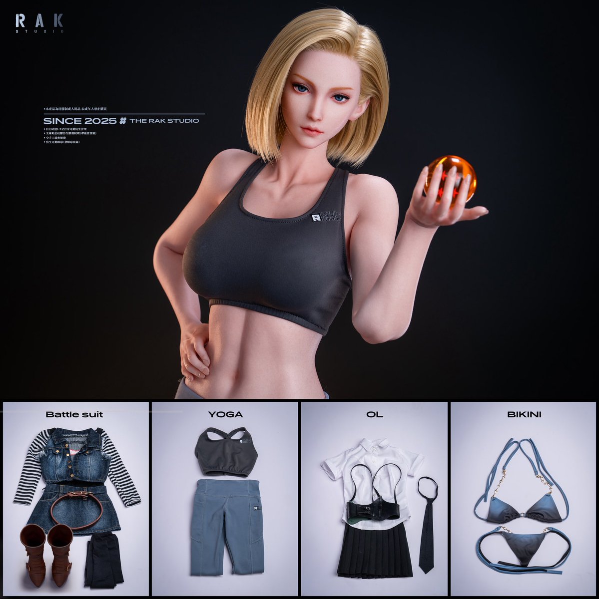TheRakStudio's tweet photo. Rak Studio Now Open for Pre-Order!
Crafted in Partnership with a Leading Doll Manufacturer in China.

· Brand：Rak Studio
· Character：Cosplayer "Ella"
· Line：Rak Superstar Series - Debut Release
· Size：75cm Tall | 1/3 Plus Scale
· Price：RMB 5,980 / set https://t.co/Oz3dLBEn94