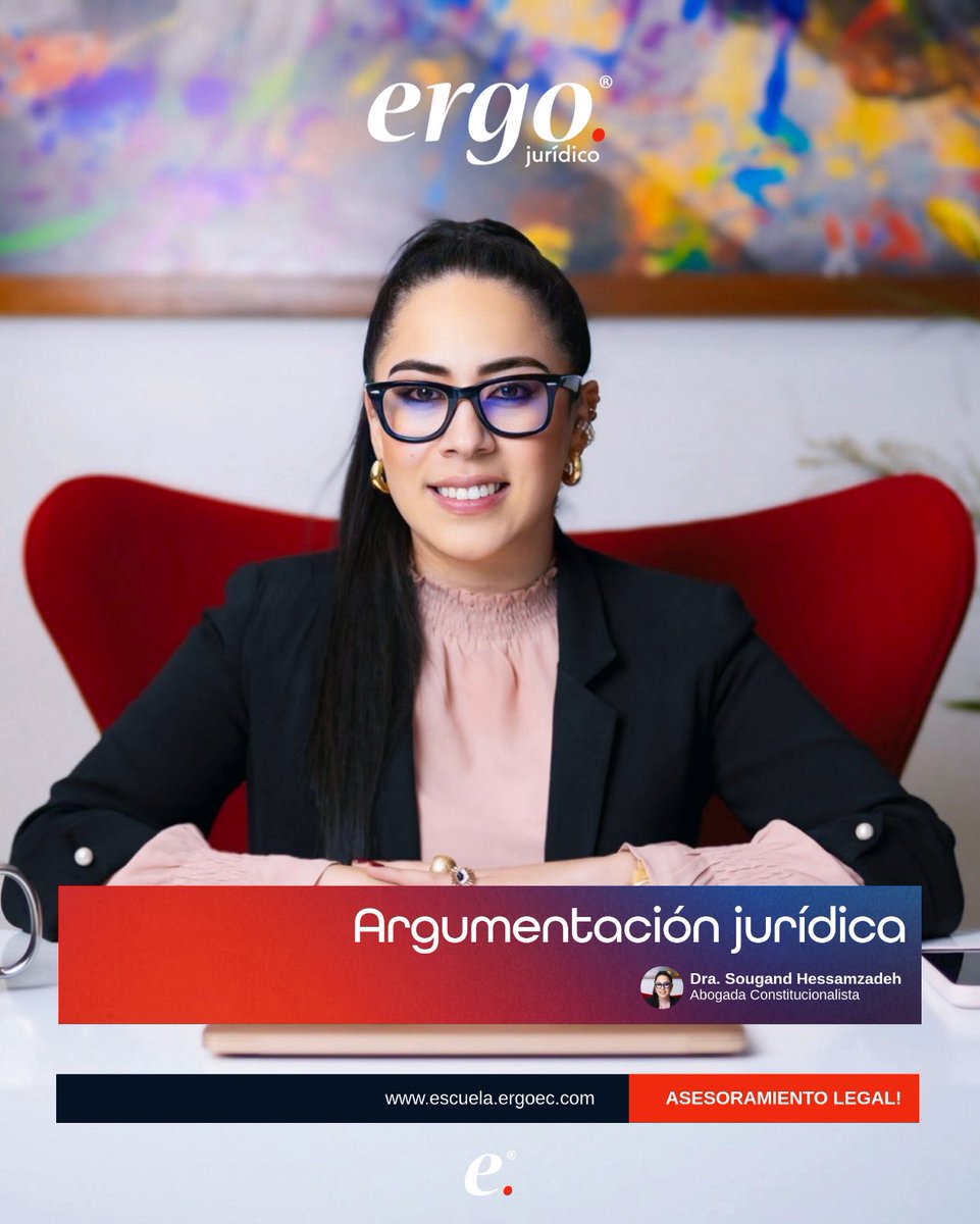 @Sougand es la mejor en argumentación jurídica del Ecuador, destaca por su profesionalismo, pero su plus es ser una gran persona, por eso es tan querida a donde va, un abrazo querida Sou
ESCUELA DE LITIGANTES - <a href="/sougand/">Sougand Hessamzadeh</a> 
Tema: Argumentación jurídica  youtu.be/euOKUWudTw4
