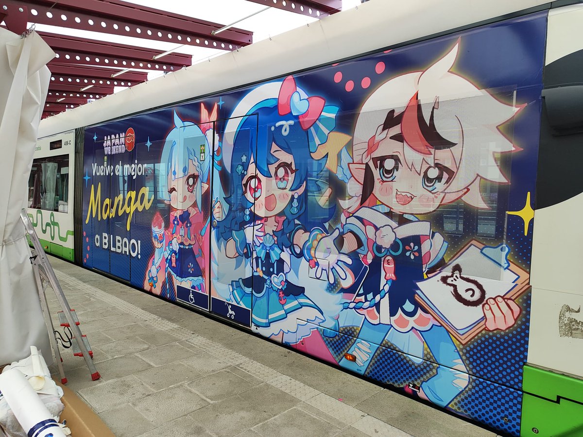 Mirad que tranvías más chulos circulan desde esta semana por Bilbao. 🚃✨

¿Os habéis cruzado con ellos? ¡Mandadnos vuestras fotos si los véis! 👀

📸 Cosplayers 👉 <a href="/alisyuon/">✨Alisyuon❣️ Japan weekend 🌟</a>, <a href="/Sumiirecos/">Sumiire 🌸</a>, <a href="/ArielVanDeKamp/">🍌Ariel🍌</a> y <a href="/EothenCosplay/">Eothen 🌟</a> 
🖌 Chibis 👉 <a href="/isaky_tm/">❄️Isaky❄️</a> y <a href="/Asuinui/">Asu Inui ⚡️🐾</a>