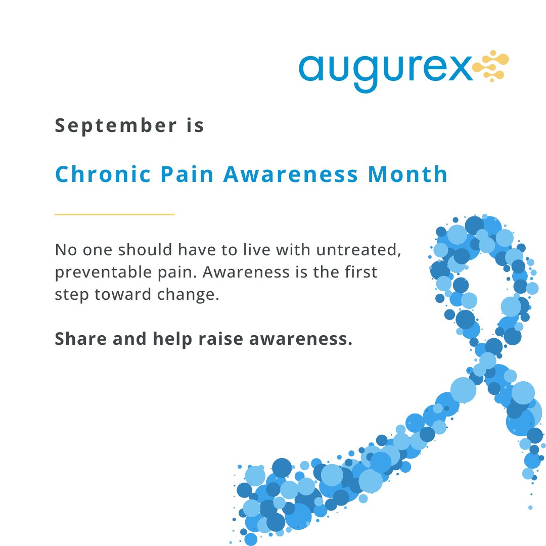 1 in 5 people live with chronic pain that affects health, work, and daily life. This #ChronicPainAwareness Month, Augurex stands with patients and supports earlier answers through biomarker testing for #RA and #axSpA. #1433eta #AutoimmuneCare