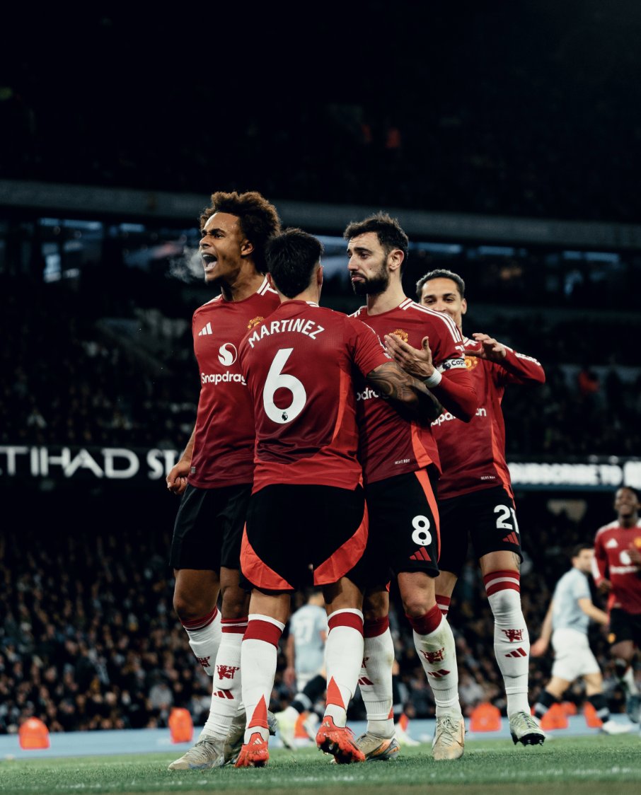 Reliving our unforgettable victory against Manchester City last season. 🔴 #MUFC