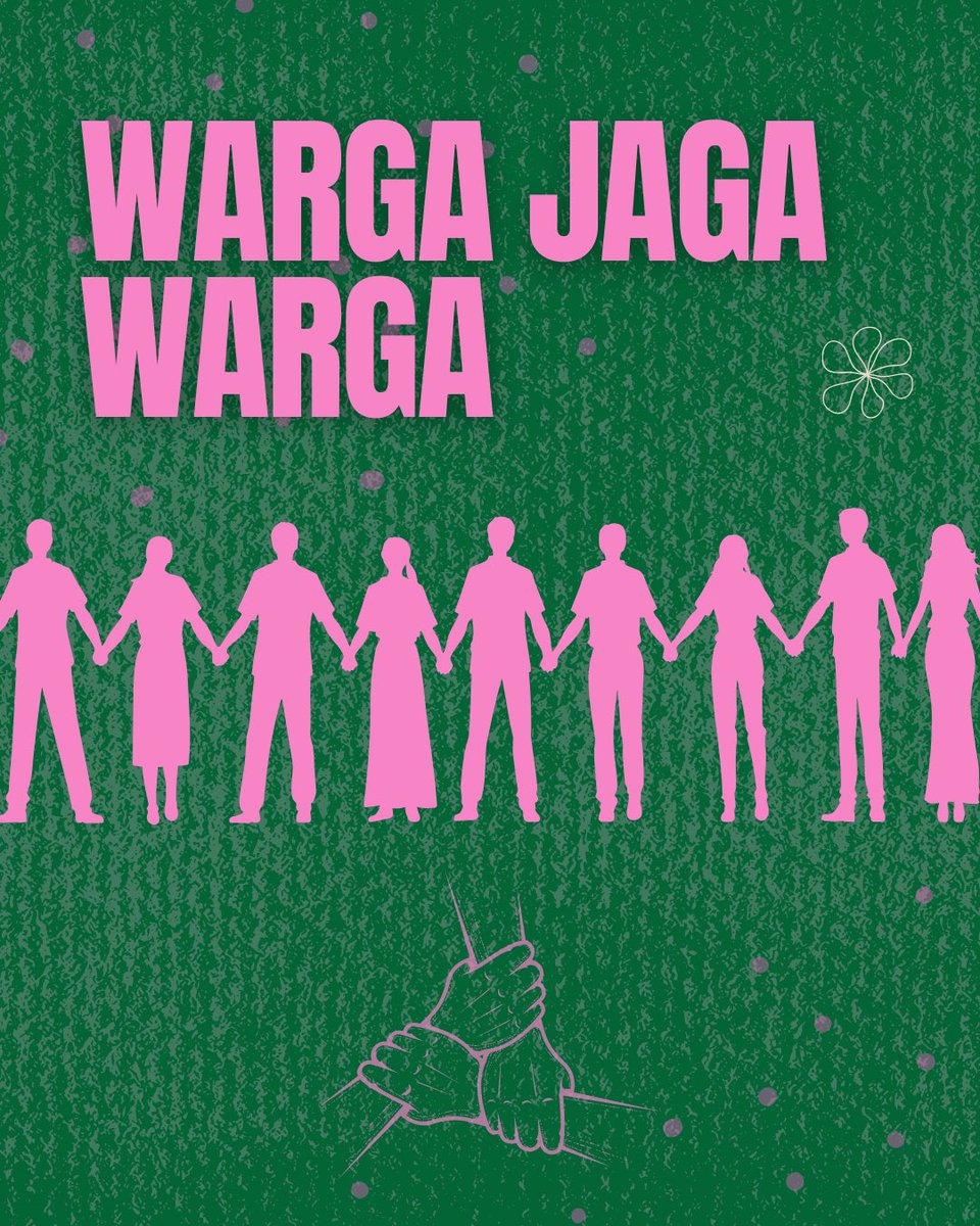 fluxwavemedia's tweet photo. Pegang tangan sesama, Warga Jaga Warga 💙💕💚

Together We Are Strong Fight Injustice🫂

#WargaJagaWarga #SalingJaga #ResetIndonesia #IndonesiaGelap #FluxWave https://t.co/tWSb0k0Uqz