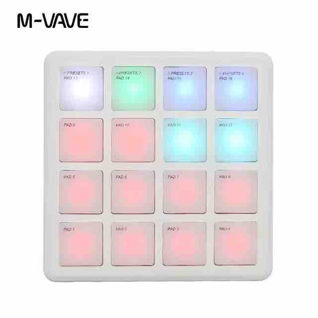 M-VAVE SK-16 SMC-PAD MIDIコントローラー 【¥1,926】-アリエク特価アラート