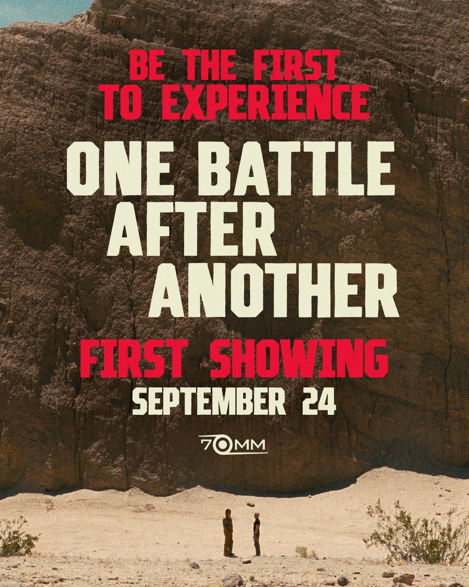 svilletheatre's tweet photo. Be the first to experience #OneBattleAfterAnother in 70MM on September 24 right here at Somerville Theatre. First Showing tickets on sale now. All tickets available next week.  #somervillema #somervilletheatre #comingsoon #70mm https://t.co/nwIVSMlaih