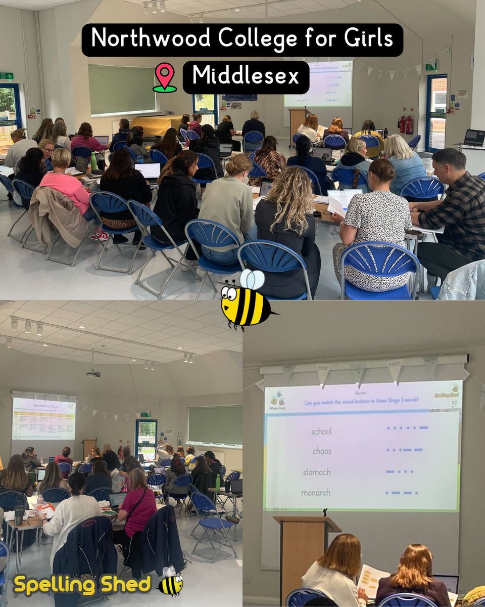 Spelling Shed ππ (@spellingshed) on Twitter photo πβ¨ A buzzing Spelling Shed training session yesterday! Big thanks to Northwood College for Girls <a href="/NorthwoodGDST/">Northwood College for Girls</a> in Middlesex for being such enthusiastic hosts. ππ
π September is off to a flying start!
#spellingshed #teachertraining #spellingtraining πβ¨ A buzzing Spelling Shed training session yesterday! Big thanks to Northwood College for Girls <a href="/NorthwoodGDST/">Northwood College for Girls</a> in Middlesex for being such enthusiastic hosts. ππ
π September is off to a flying start!
#spellingshed #teachertraining #spellingtraining