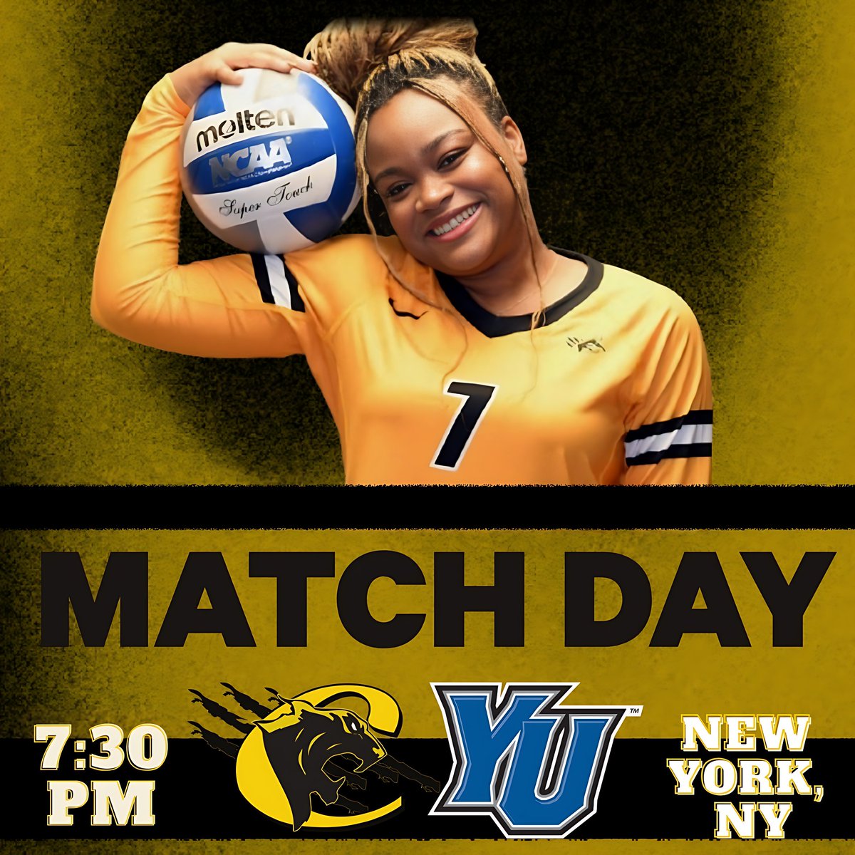 Medgar Evers College Athletics (@meccougars) on Twitter photo The <a href="/NewsatMedgar/">Medgar Evers College</a> women's volleyball team begins its 2025 campaign this evening, travel to Baruch College's ARC Arena to clash with <a href="/YUathletics/">Yeshiva Maccabees</a>. Start-time for the non-conference affair is scheduled for 7:30pm! #CougarCountry #CougarMentality #MedgarMade #OpeningNight The <a href="/NewsatMedgar/">Medgar Evers College</a> women's volleyball team begins its 2025 campaign this evening, travel to Baruch College's ARC Arena to clash with <a href="/YUathletics/">Yeshiva Maccabees</a>. Start-time for the non-conference affair is scheduled for 7:30pm! #CougarCountry #CougarMentality #MedgarMade #OpeningNight