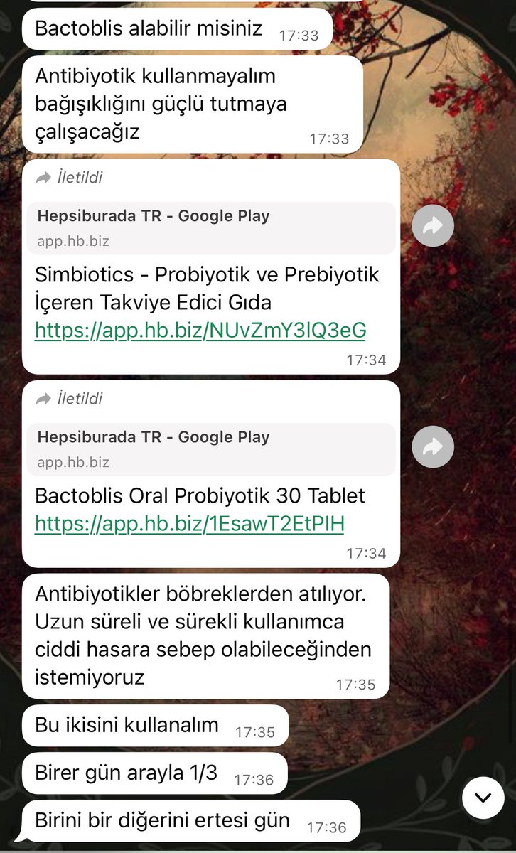 Beboya bunlardan göndermek isteyen olur mu? 🥺 kortizon ve antibiyotiğe çok uzun süre maruz kaldığı için durumu nüksediyor ve bağışıklığını güçlü tutmaya çalışıyoruz öğrenciyim ve maddi olarak oldukça yıprandım yardımcı olmak isteyen olursa çok seviniriz