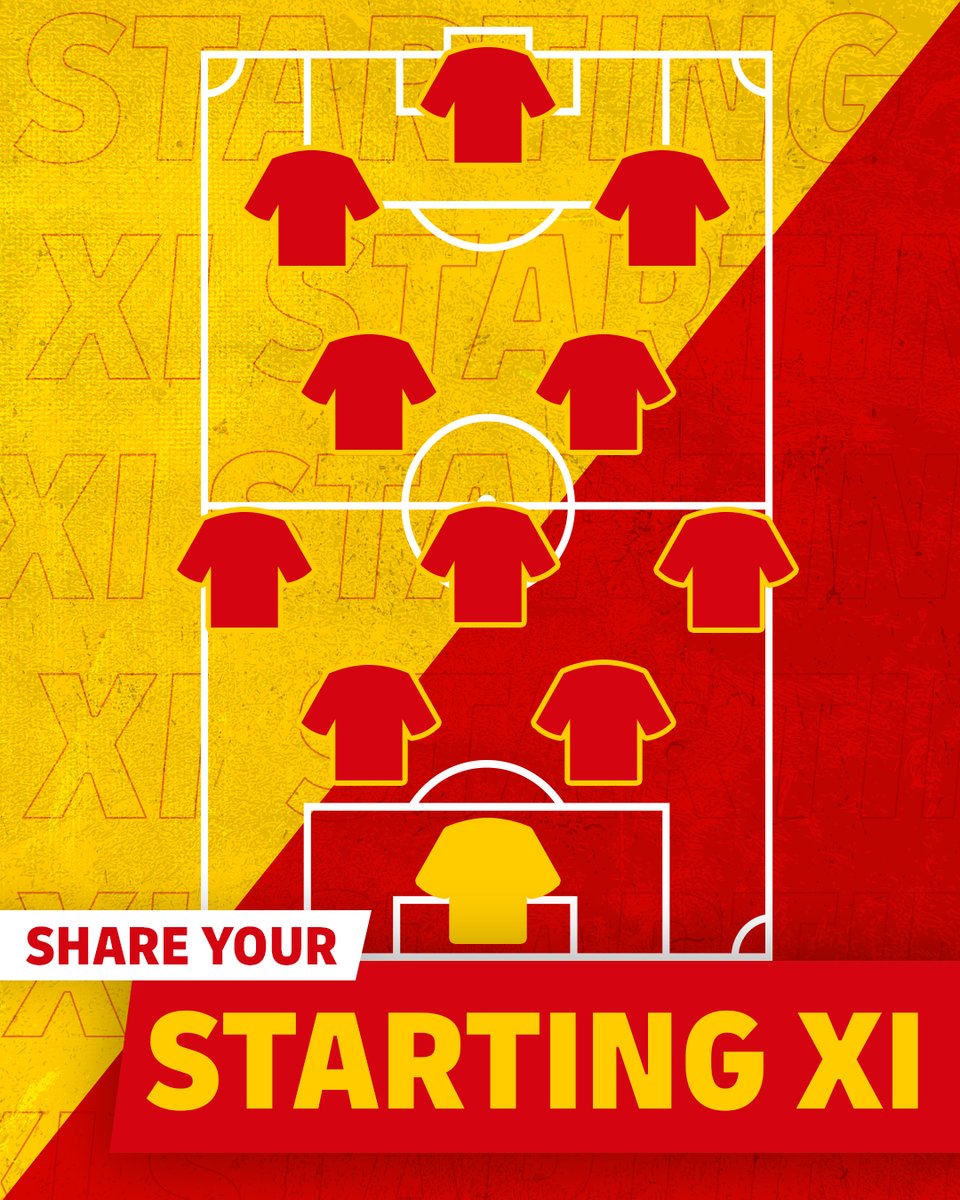 What is your ideal Starting XI for tomorrow's match❓ #MUFC