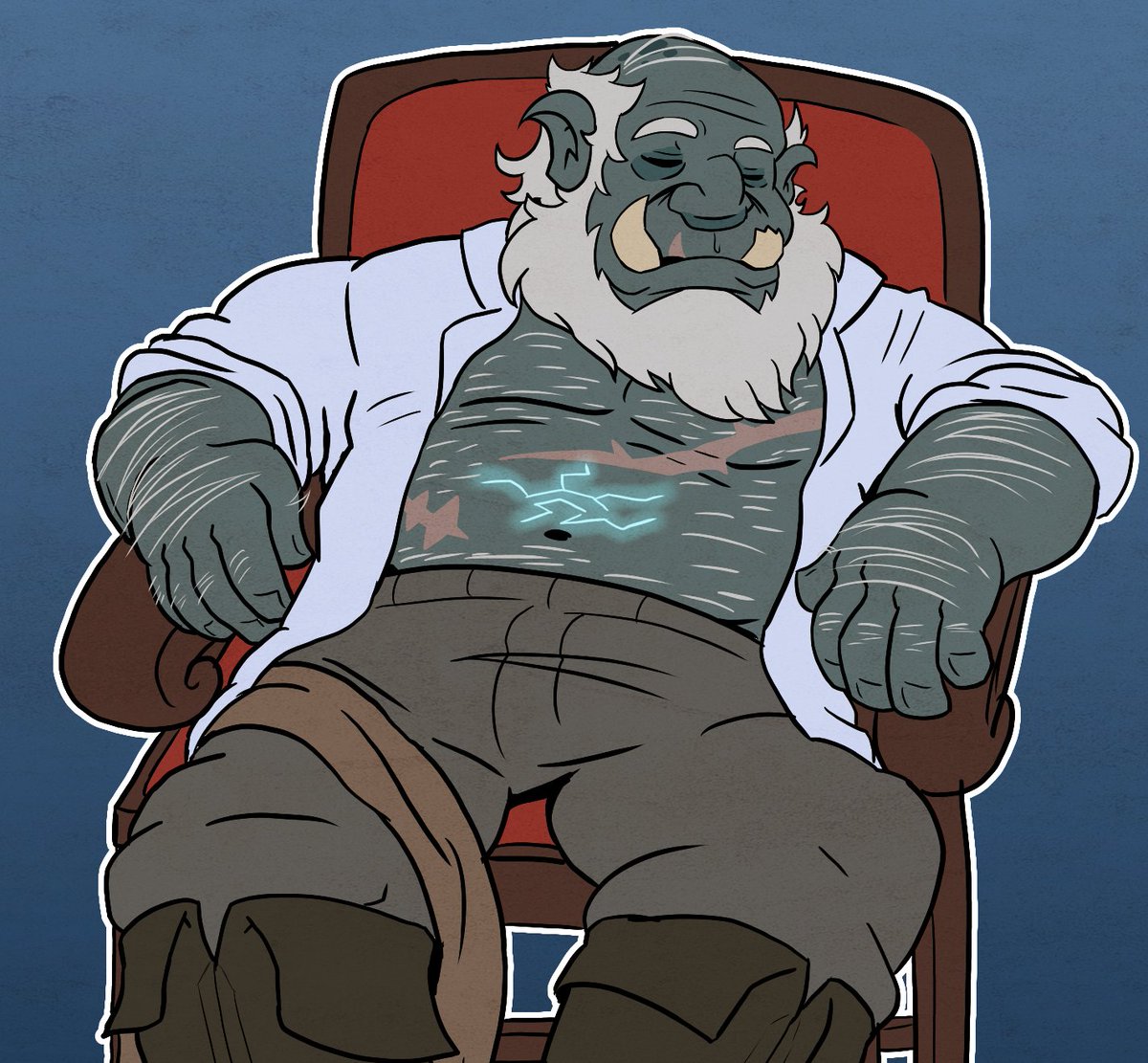 Its not an OC of mine without the eepy drawing of them