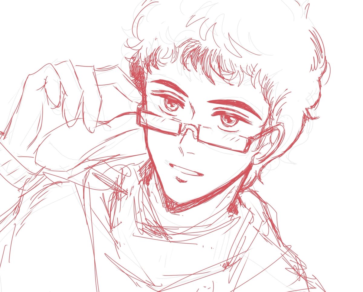 I wanted to draw him in fall attire but now he looks too pretentious