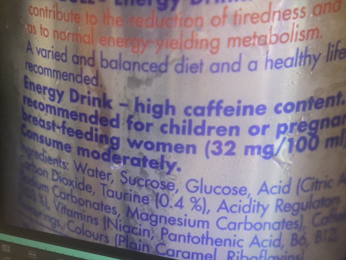 Energy drinks ban for under 16s - see my report on ⁦<a href="/itvnews/">ITV News</a>⁩ at 18.45 highlighting doubts about the government plan
