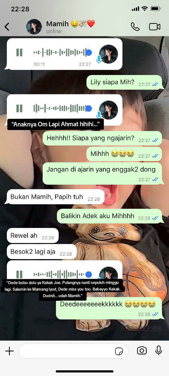 Orang rumah tersayat2, tercabik2 dan tersakiti banget rasanya. Dede pulaaaanggg atau Abang sama Kakak jadi kulit lumpia Naaakkk 😭😭😭

- Joe