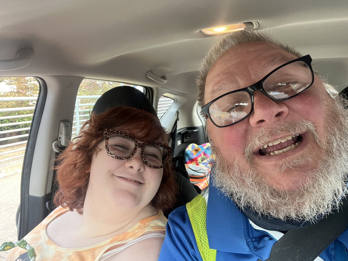 D2 back to school first Day! She is fired up. Last year so it’s a little bitter sweet.