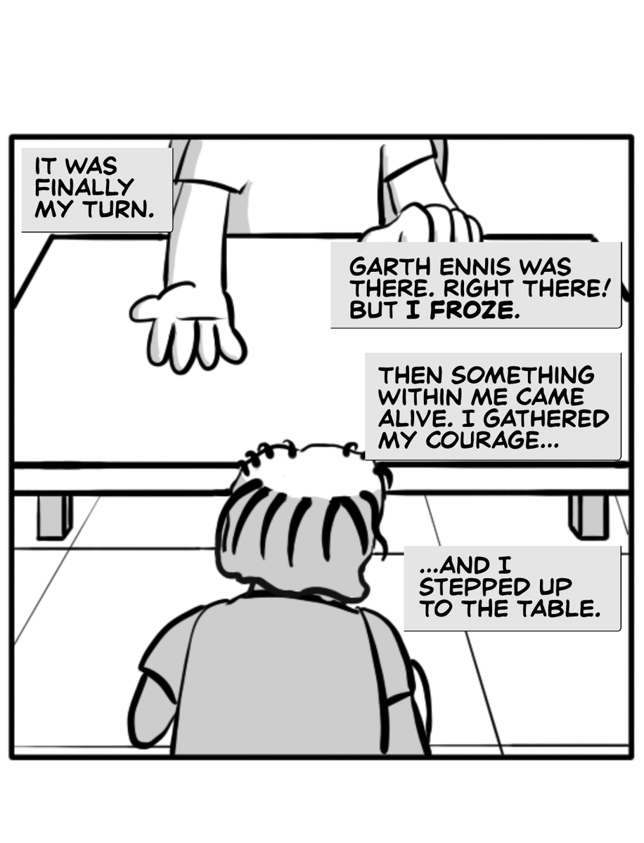expatNERD's tweet photo. The meeting.

When cosplay gets awkward.

#webcomic #comics #comicart #arseface #garthennis https://t.co/vRMRkCx19s