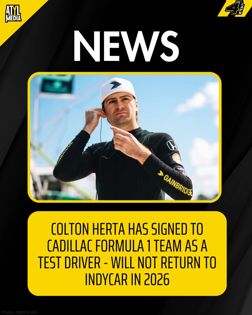 👀This silly season for #INDYCAR just got a bit more complicated.

The rumors of Colton Herta's move to #F1 have finally been put to rest with this announcement.

What do you think?