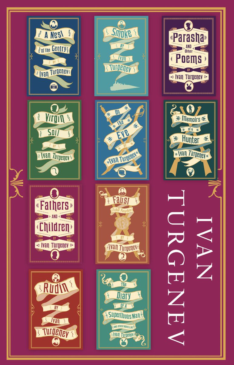 almabooks's tweet image. Ivan Turgenev died #OTD in 1883. He is considered one of the greatest writers of the nineteenth century. Alma unique collection includes 10 of his works all presented in new translations. 
#LiteraturePosts #books #booklover #bookworm