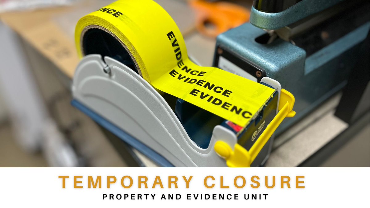 APD's Property &amp; Evidence Unit will be closed until Sunday, September 7 while our technician completes required training. The unit will reopen on Monday, September 8.

During this time, property releases will not be available. 

Thank you for your understanding.