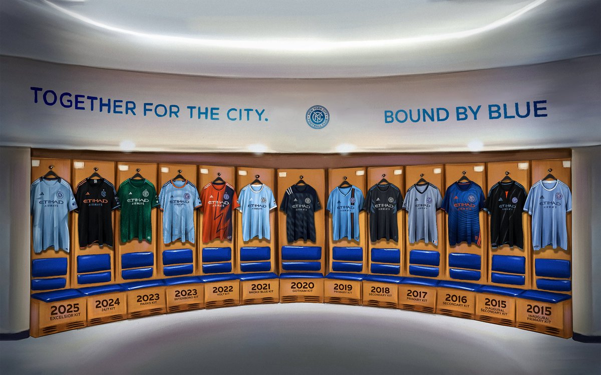 newyorkcityfc's tweet image. Bound by Blue, in the past and the present 💙