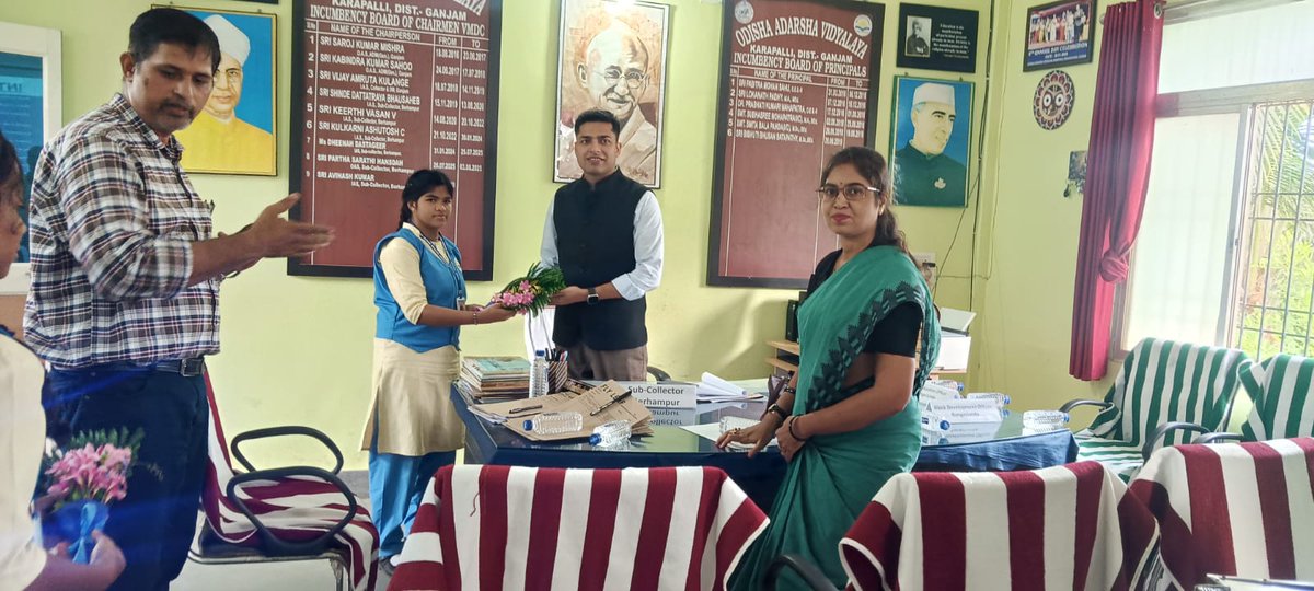 ODISHA ADARSHA VIDYALAYA KARAPALLI, GANJAM tweet media
