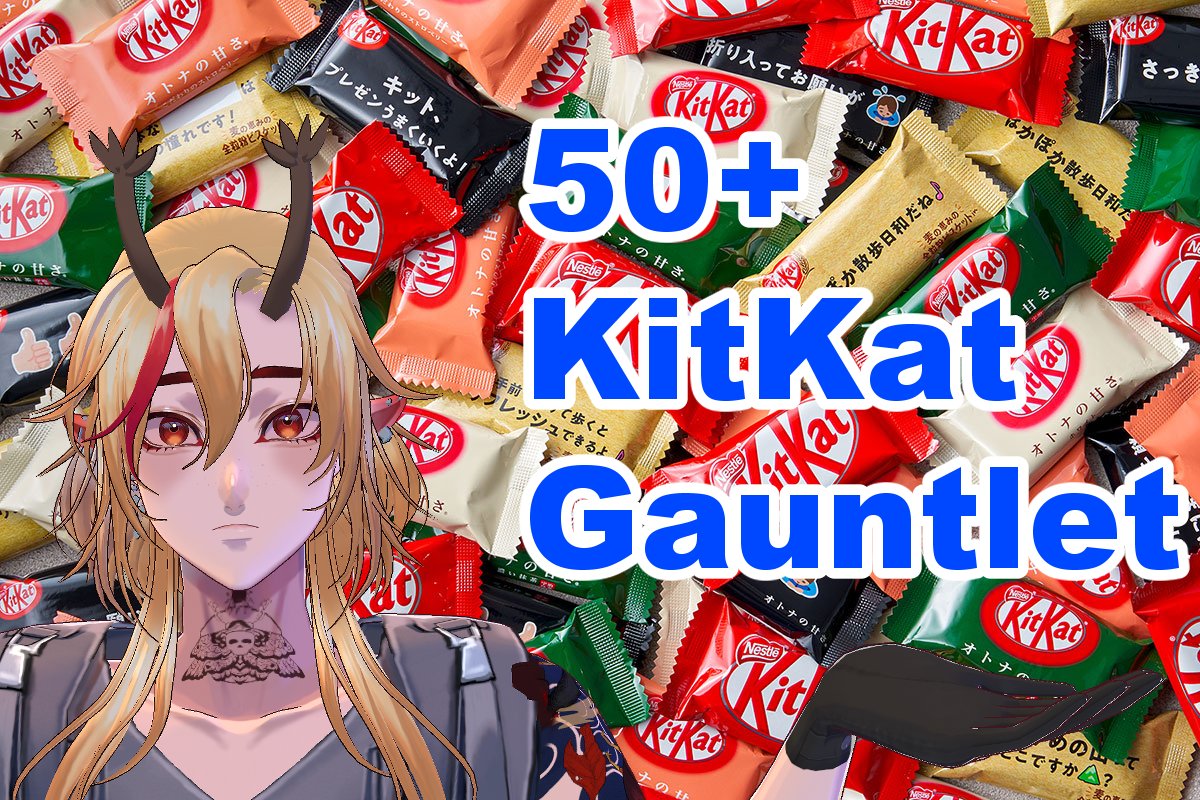ApolloBugman's tweet image. Tonight at 6 p.m. ET., watch as I find the KitKat to end all KitKats. 🍫

This will be my magnum opus of stomach aches. There will be no salvation from the mingling of chocolate and wafer in the depths of my bug belly. 😵‍💫

Apollo Bugman vs. 50 different KitKats: THE MOVIE! 📽️