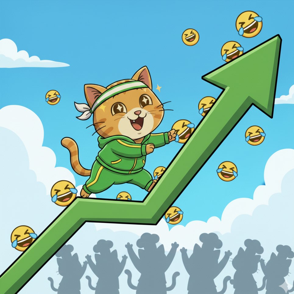 NasgorCoin's tweet photo. Little by little, laugh by laugh 😺 NASG community is on the rise! Telegram/Discord coming soon… follow X &amp; Instagram for updates 🐱 https://t.co/3mjknTuzMT