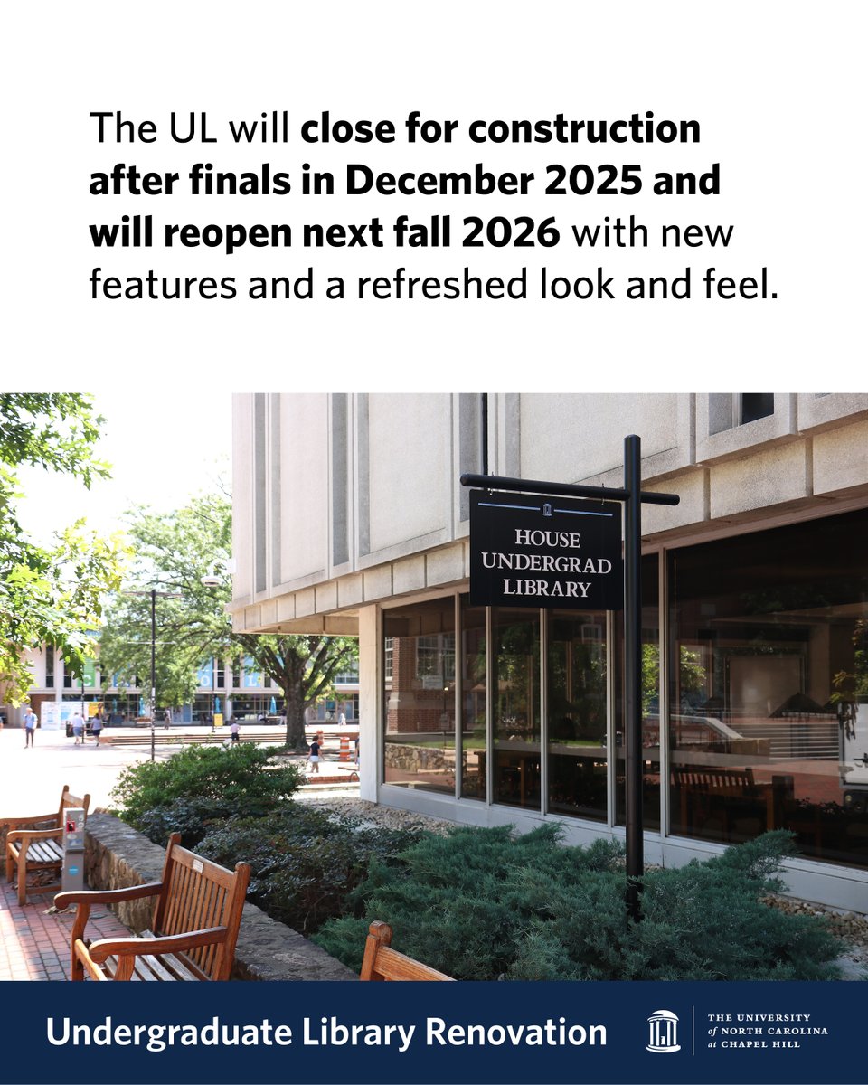 UNC Library tweet media