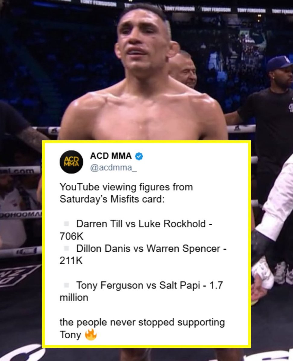 The Tony Ferguson effect