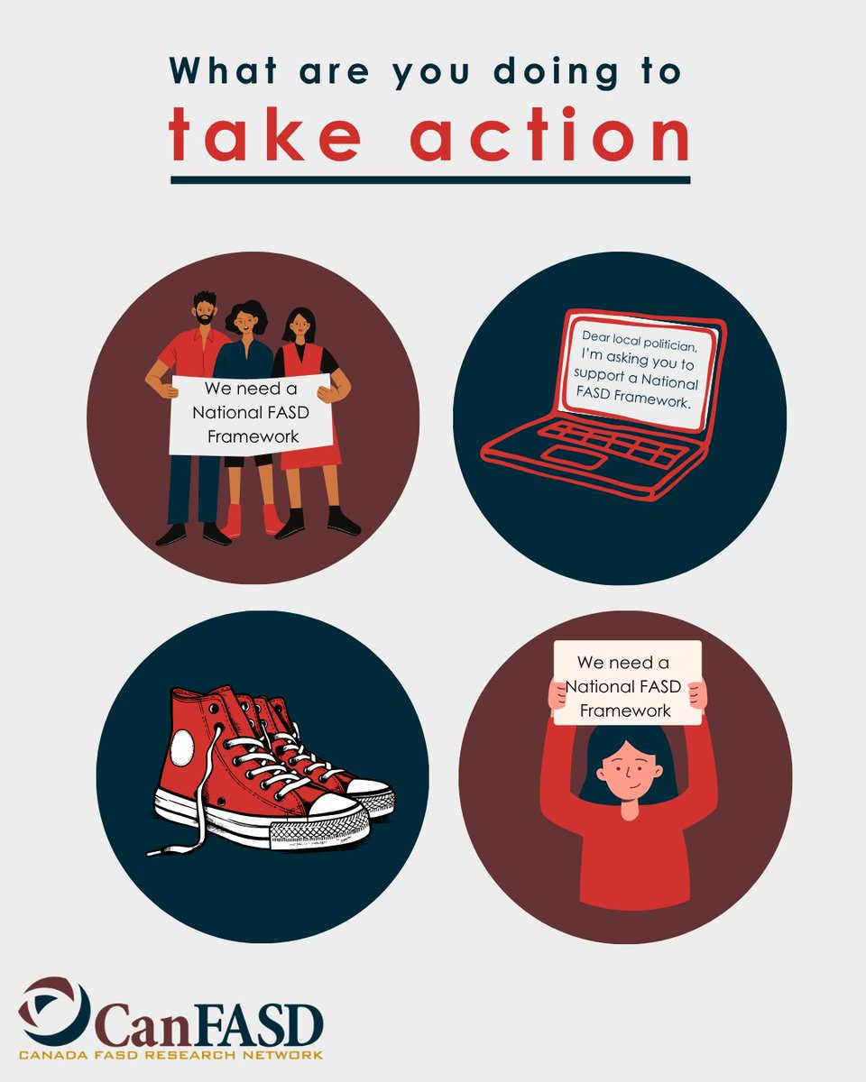 Sept is #FASDMonth2025! #EveryonePlaysAPart and can #TakeAction to help shape a society that supports healthy pregnancies and people with Fetal Alcohol Spectrum Disorder (FASD)

Post a picture wearing your favourite th-REDS on Sept 9 to raise awareness of FASD! #RedShoesRock