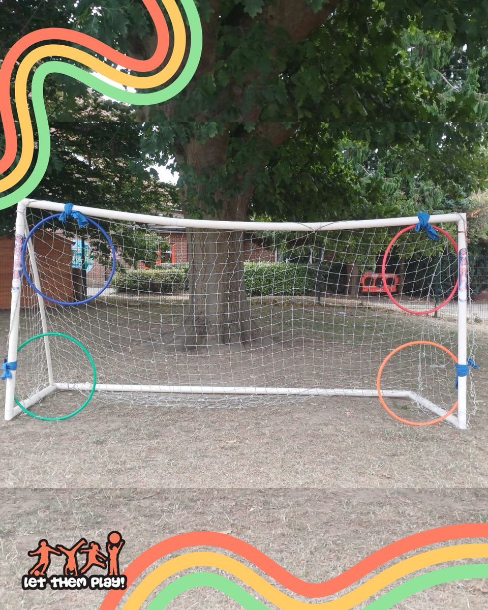 MNRCoaching's tweet photo. Our footballers took on the “top bins” challenge at our Calcot holiday camps!⚽️

Footballers completed age appropriate challenges to get the ball off the floor, progressively becoming harder by adding higher barriers and then a goal keeper!💙

#FootballCamp #FootballCoach https://t.co/BLbFeXfBh9
