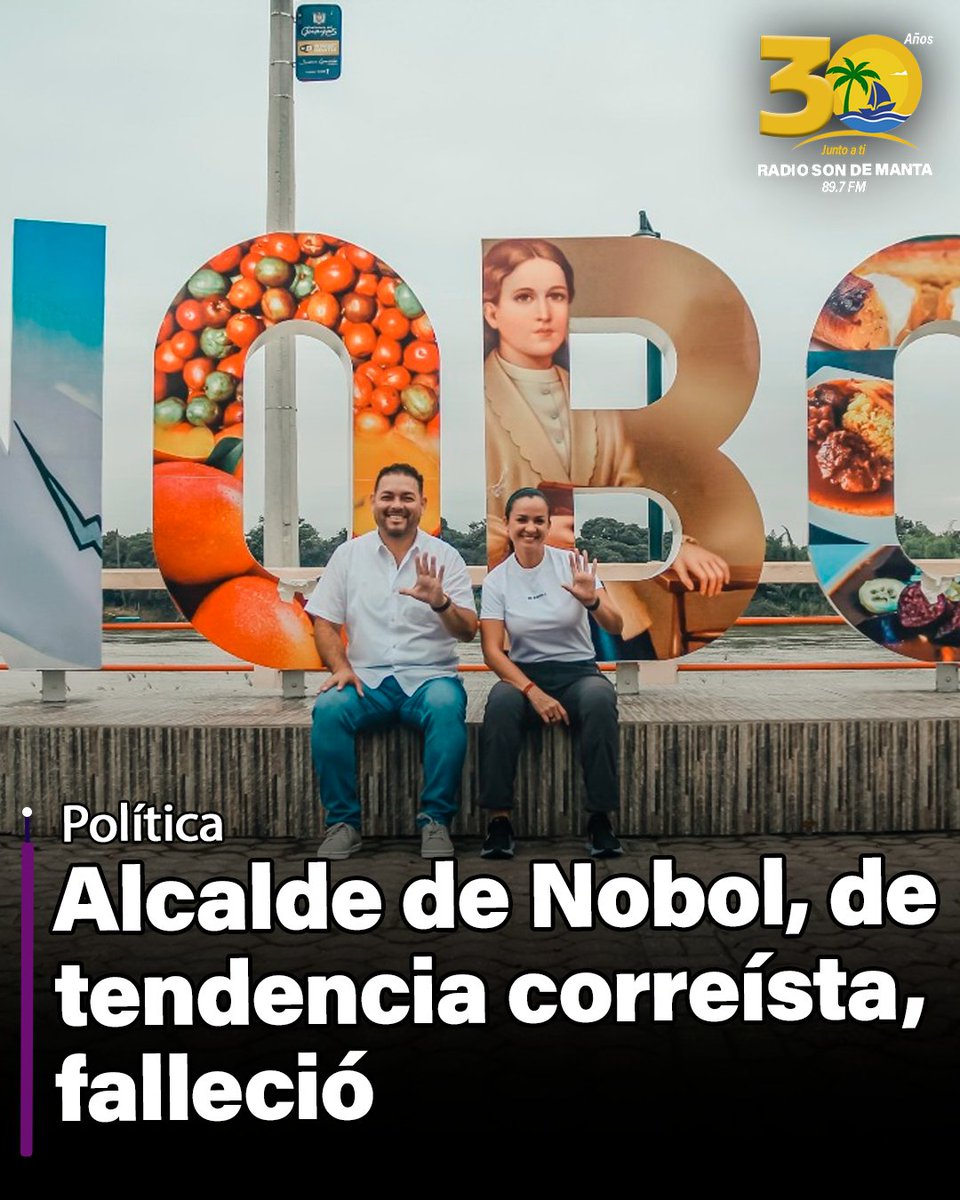 #URGENTE🔴| La prefecta del Guayas, Marcela Aguiñaga, acaba de confirmar a través de sus redes sociales que Marvin Salas, alcalde de Nobol, acaba de fallecer. Hasta el momento, se desconoce el motivo de su partida terrenal. 

"Luchaste como un guerrero y diste pelea hasta el