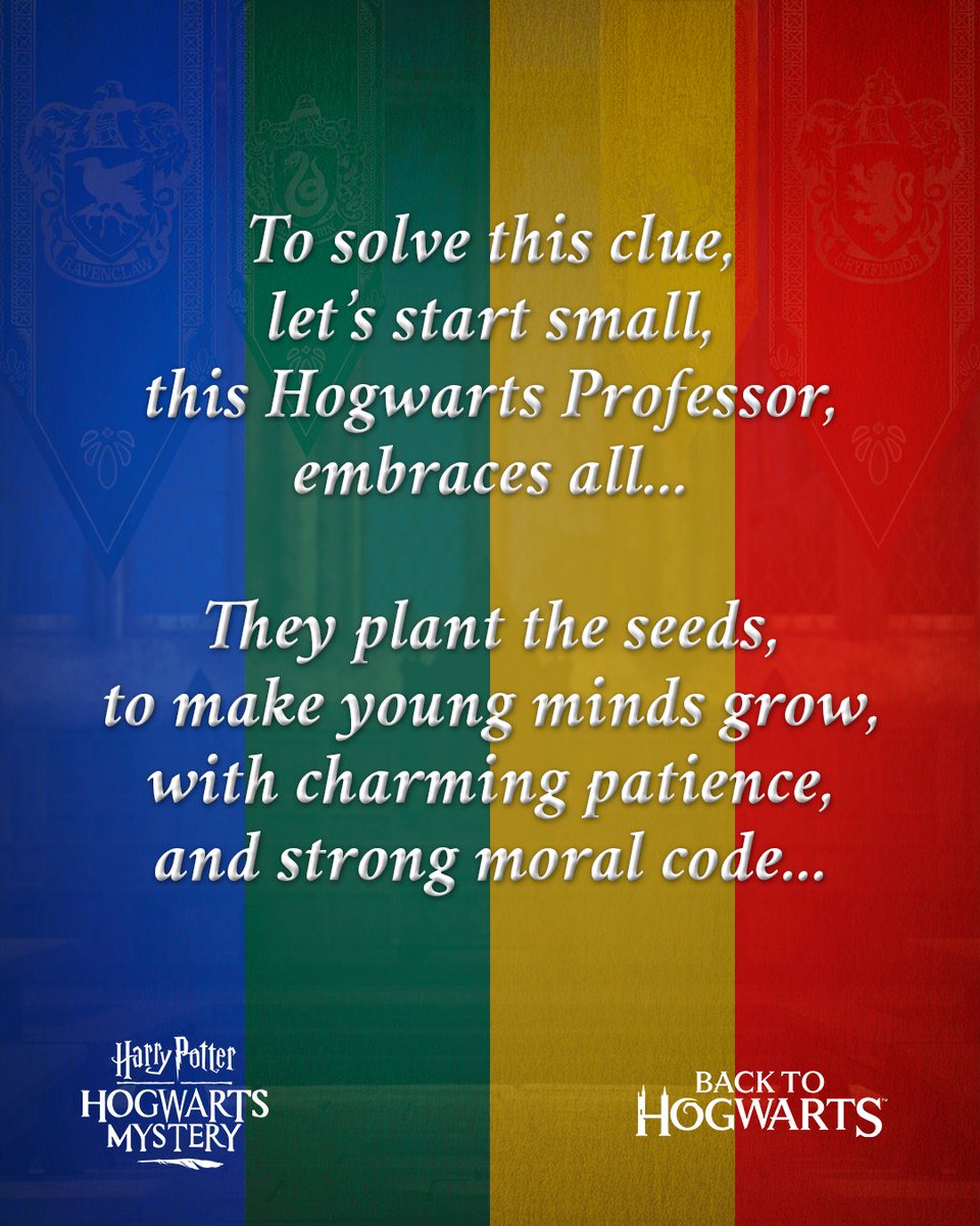 Another Professor has a gift for you in honour of #BackToHogwarts. Can you figure out which one?

Play now: bit.ly/Play-HPHM