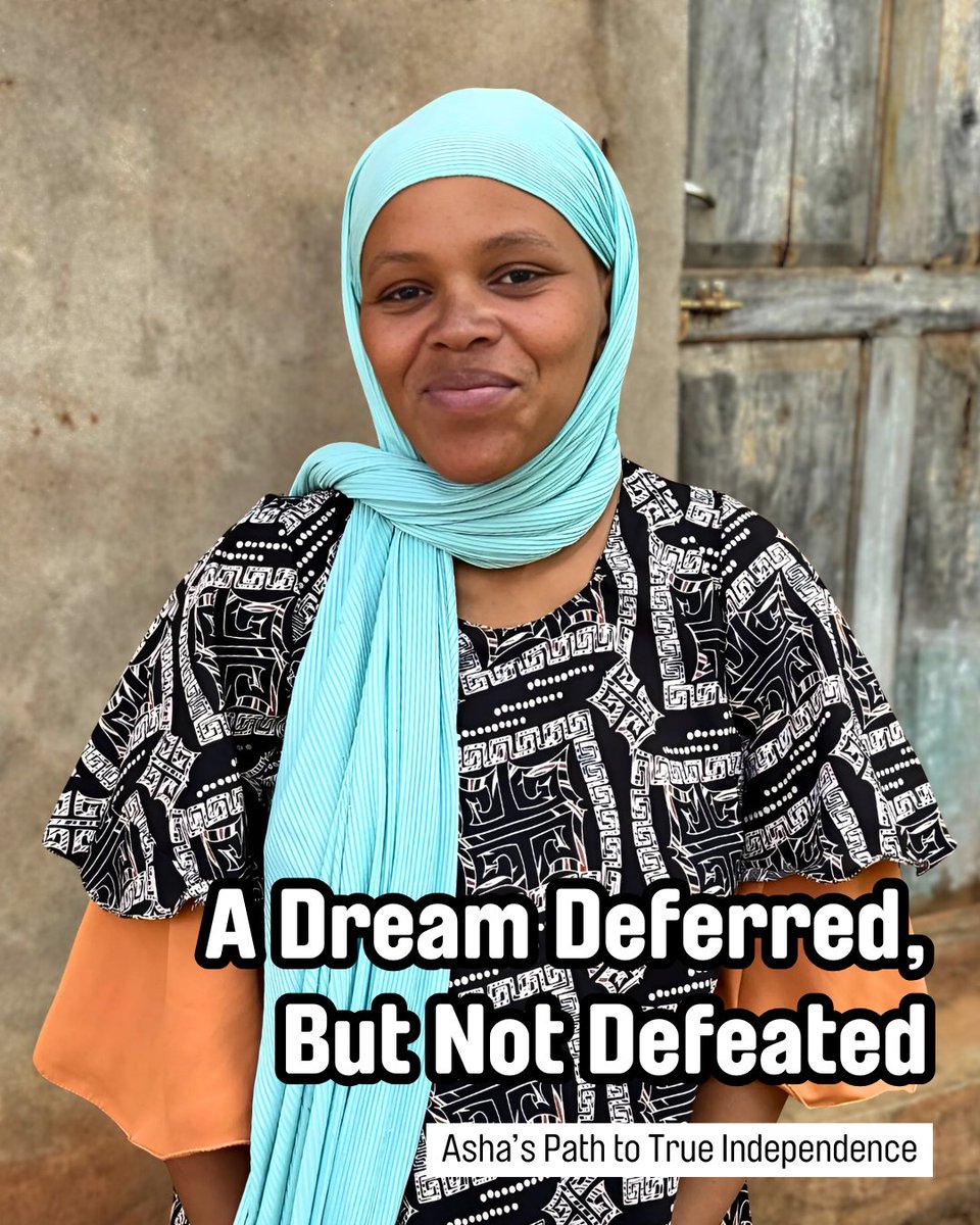 RestlessDev's tweet image. 💛 Asha’s story is one of strength and new beginnings. What started as a small step into leadership grew into something bigger: building livelihoods that bring dignity and independence.

✨ Read Asha’s story: restlessdevelopment.org/2025/09/ashas-…

#Livelihoods #WomensVoices #YouthLeadership