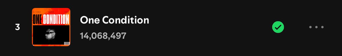 DJ Tunez, Wizkid &amp; Fola — “One Condition” has surpassed 14m streams on Spotify [+283K]