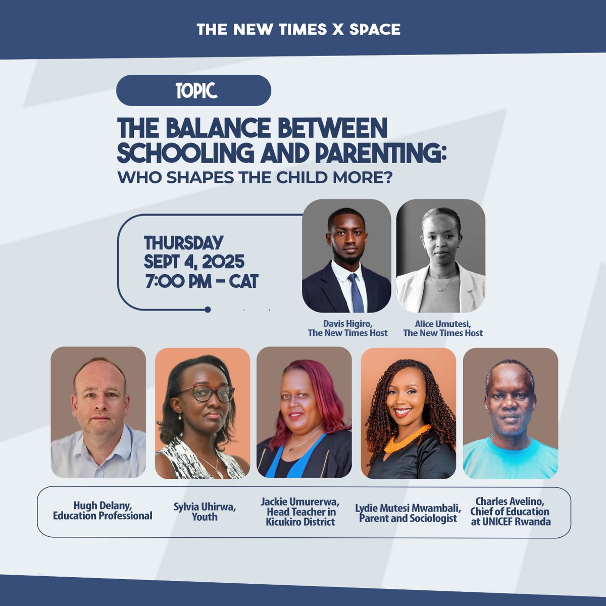 #TNTXSPACES: Education equips children with knowledge and skills, while home shapes discipline, culture, and values. But where does the greater influence lie?

Join us this Thursday at 7:00 PM for a live conversation on: “The Balance Between Schooling and Parenting: Who Shapes