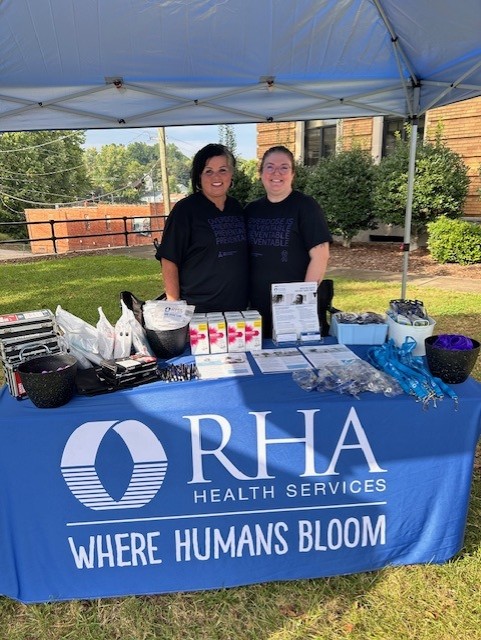 Last weekend, RHA attended the McDowell Overdose Awareness Day. Many people thanked RHA for the support they received, one person stating, “without your help, I am not sure I would be alive.” To find substance use and withdrawal support near you, visit rhahealth.org/bh.