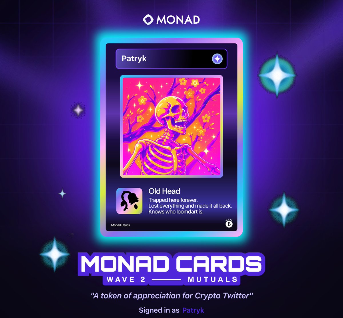 Old head Pat.

Here's to hoping this is some <a href="/monad/">Monad ⨀</a> skin in the game, similar to what <a href="/megaeth_labs/">MegaETH</a> has done with their community.