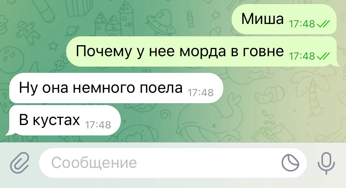 Отправила сына-деда погулять с собакой и в очередной раз убедилась в том, что в его жизни нет места драме. Собака пожрала говна? Дело житейское. Крушение мечт? Не беда. Рухнули устои? И не такое переживали.