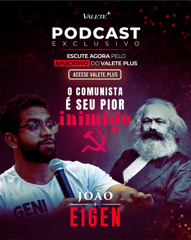 Gravei um episódio especial para o podcast da <a href="/valeteplus/">Valete+</a>: nunca se alie a comunistas.

É comum ler o pessoal que quer mudar o Brasil considerar que os comunistas - de qualquer partido, PCdoB, PCO, PCB, webcomunistas ou até mesmo os mais "moderados" socialistas do PSOL - poderiam