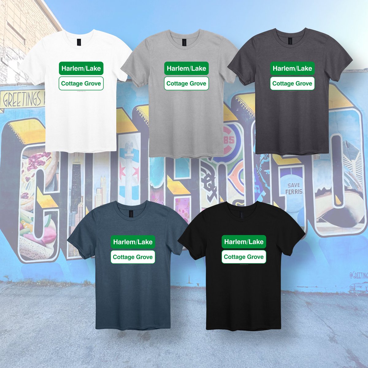 calcagnomaps's tweet image. 🚇 Classic CTA Rollsign Tees drop 🚇

All 8 lines (yes, both Green branches too 😉😊) with their final rollsigns before LEDs.

👕 5 shirt colors each line.

Which line’s yours, Chicago?

#Chicago #CTA #LTrain #TransitHistory #GraphicTees