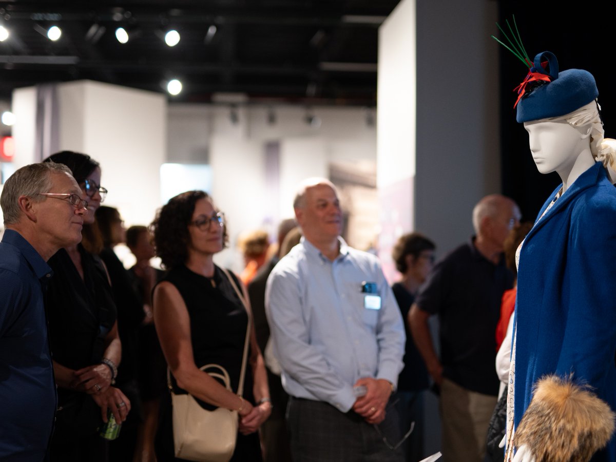 Hedy Strnad's fashion dreams were cut short by the Holocaust, but here designs survived. 

Come see Hedy's dream realized in Stitching History from the Holocaust, open through October 19. bit.ly/4g104eI