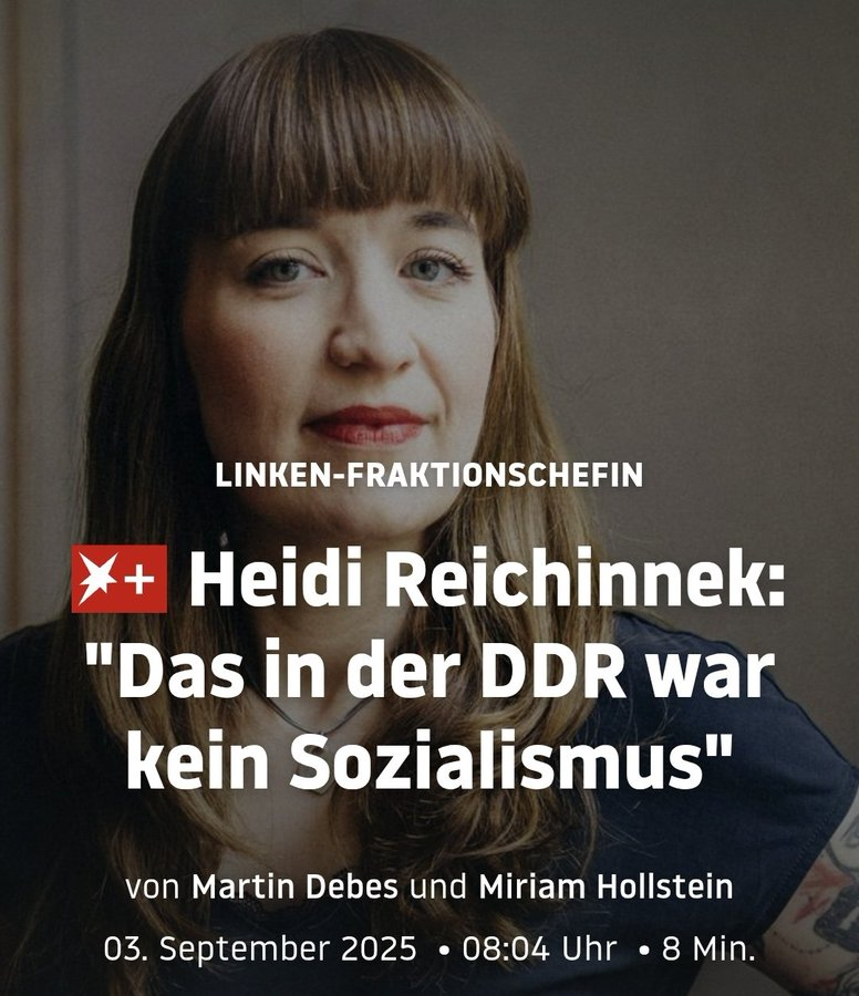 Ich muss sie enttaeuschen, Frau Reichinnek.
Doch, es war deutscher Reinsozialismus aufgebaut auf dem Sozialismus der NSDAP. Gleiche Methoden und Mittel, nur perfektioniert und veredelt. Fragen Sie Ihre Altvorderen, die waren dabei in der SED ! 
DIE gehoeren verboten, 1000 x mehr!