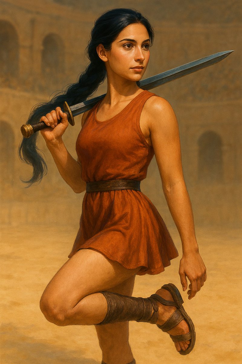 Project_VLA's tweet image. cute gladiatrx - alternate version

#ttrpg #femalefighter