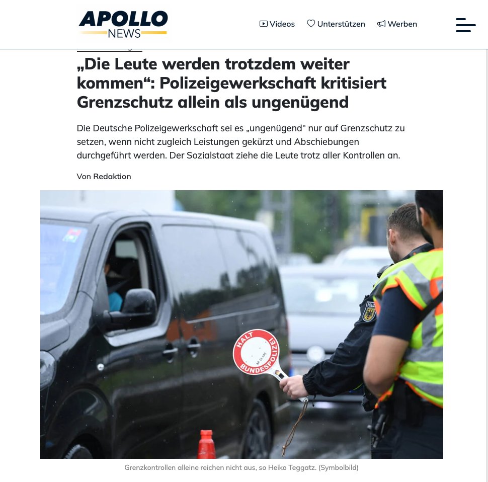 Die Deutsche #Polizeigewerkschaft fordert neben #Grenzschutz auch #Abschiebungen &amp; die Kürzung von Sozialleistungen, um #Migration effizient zu steuern. Studie zeigt: 98% der Migranten von 2013-2019 streben Einbürgerung an. Dringend nötige Maßnahmen nötig, um