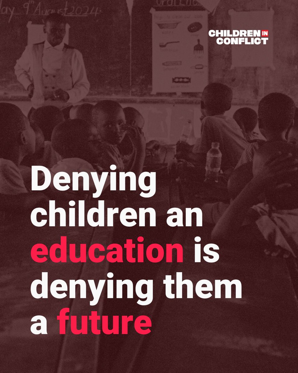 Every child, no matter their circumstance, deserves the chance to learn. But around the world, millions are unable to reach the classroom due to crisis and conflict.

At #ChildrenInConflict, through digital and in-person #education initiatives, we're breaking down the barriers.