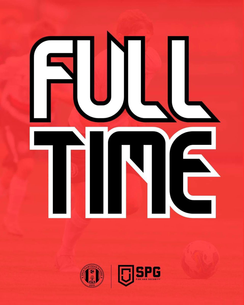 𝙁𝙐𝙇𝙇 𝙏𝙄𝙈𝙀

GFR 2  - 1 Broxburn Athletic 

Semple (23) ❤️🖤
Dolan (55) ❤️🖤

O’Kane (15)