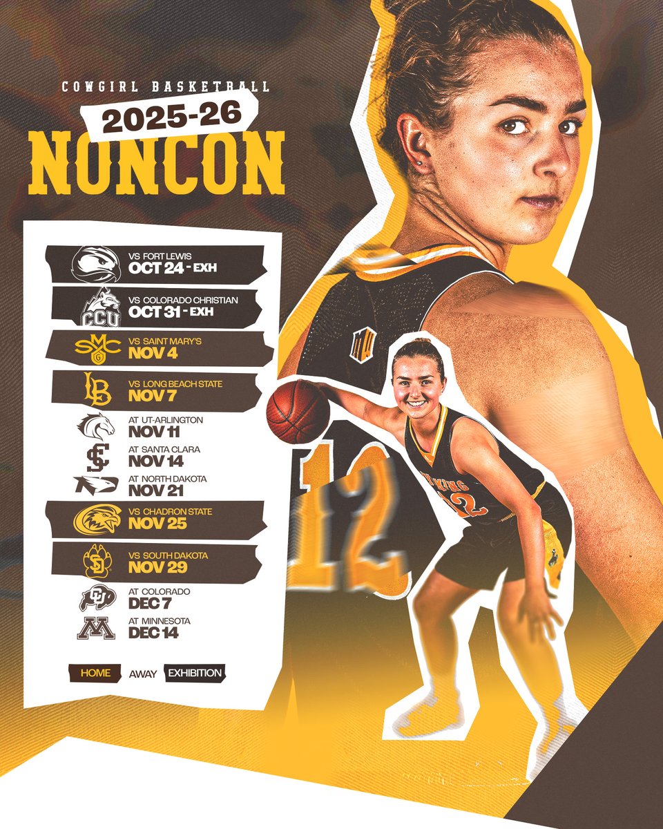 wyo_wbb's tweet photo. Cowgirls Announce Non-Conference Slate!

📰 | https://t.co/wJPonP1FHF https://t.co/fmDActtpzF