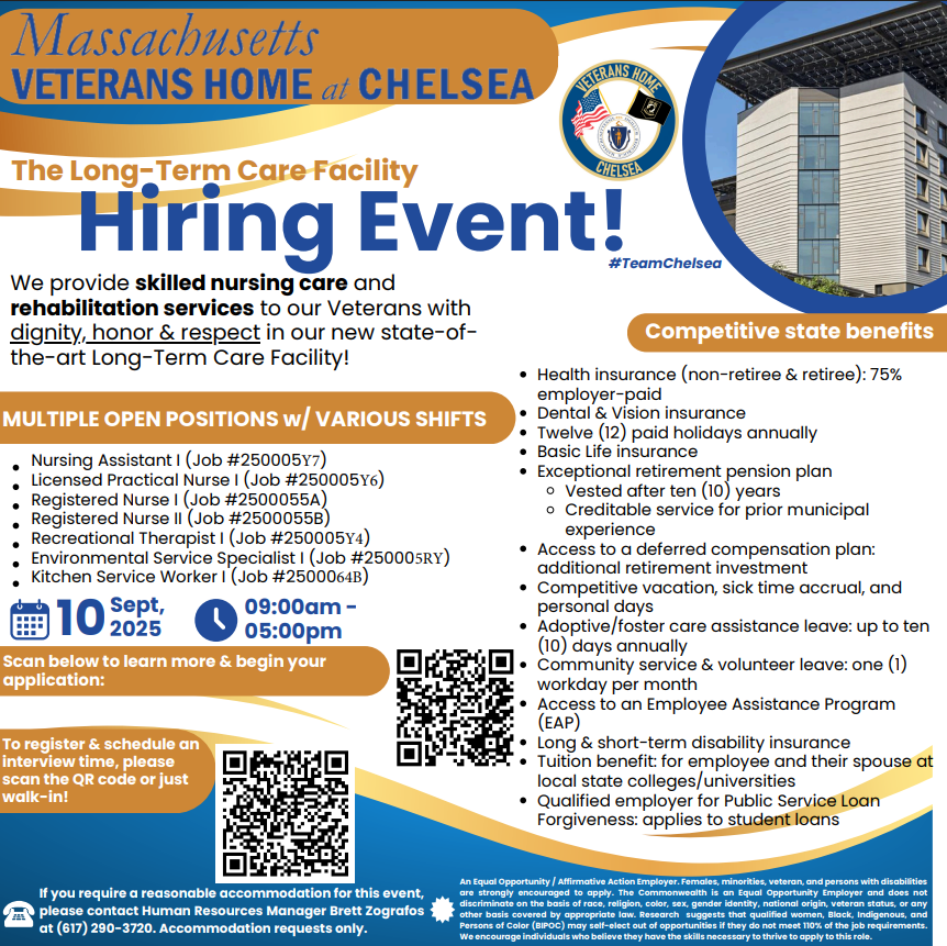 Massachusetts Veterans Home at Chelsea tweet media